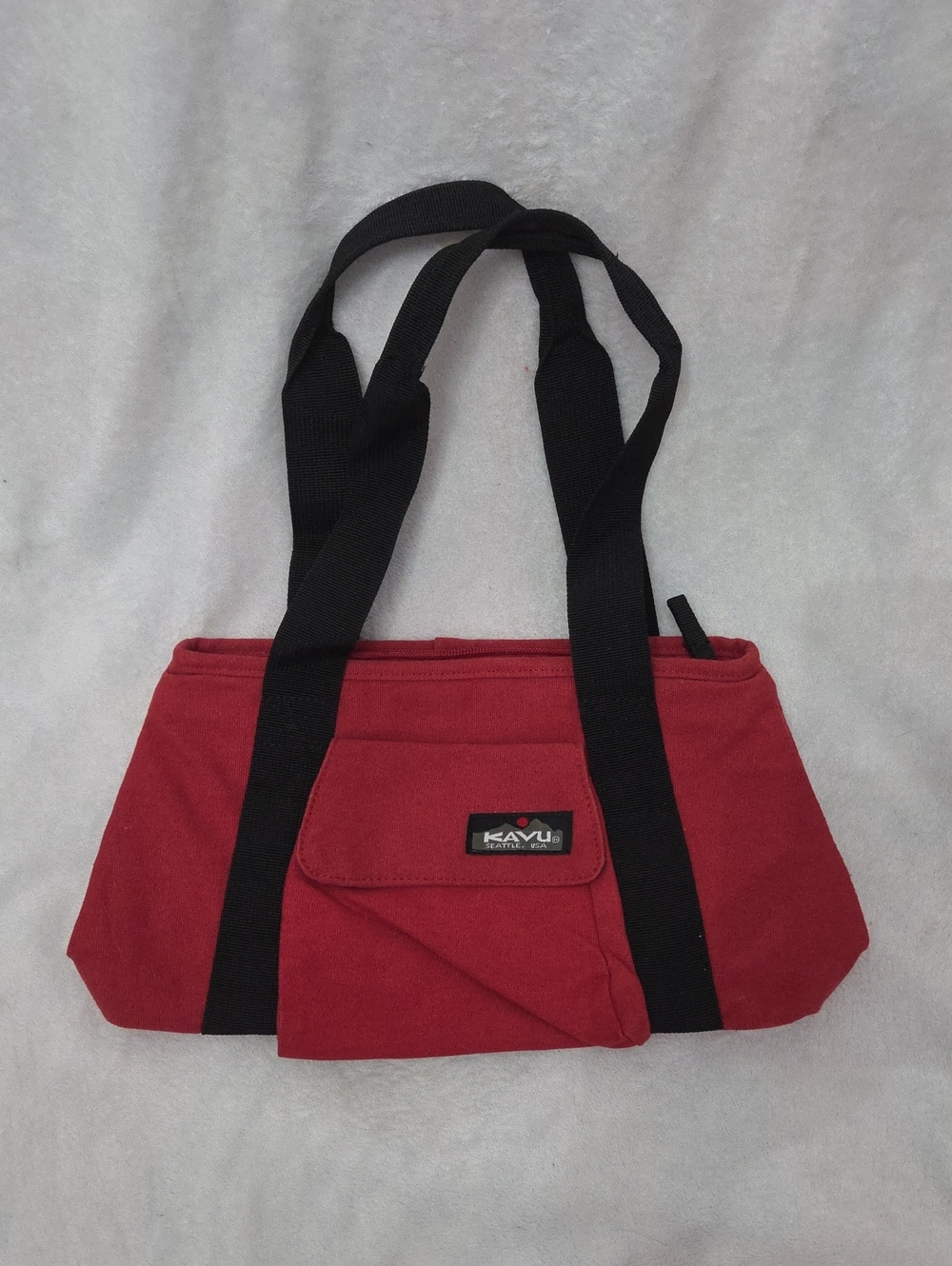 Kavu Red Canvas Shoulder Bag Nwot